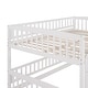 preview thumbnail 50 of 52, Solid Wood Low Bunk Bed with Slide,Fence and Ladder