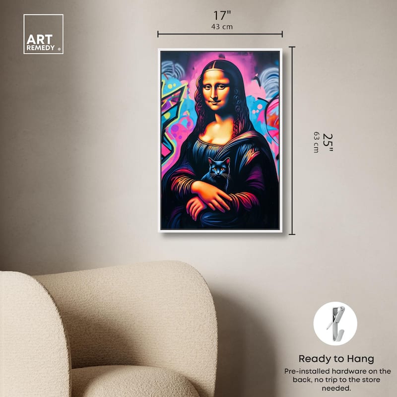 Lisa's Little Secret II Canvas by Art Remedy
