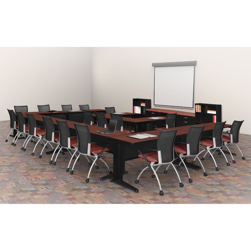66-inch Fusion Training Table - Cherry
