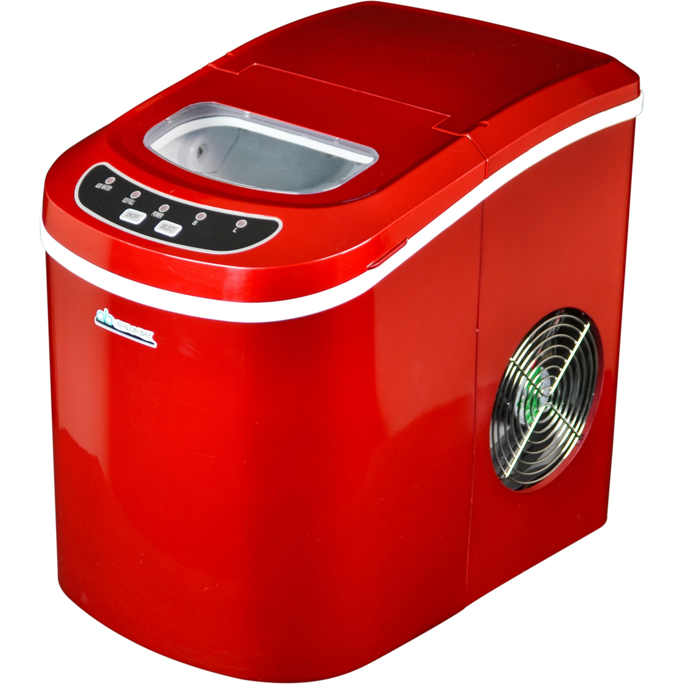 Avalon Bay Ab Ice26r Portable Ice Maker Red Overstock 14645490