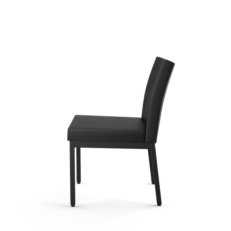 Amisco Perry Set of 2 Upholstered Dining Chairs with Metal Legs