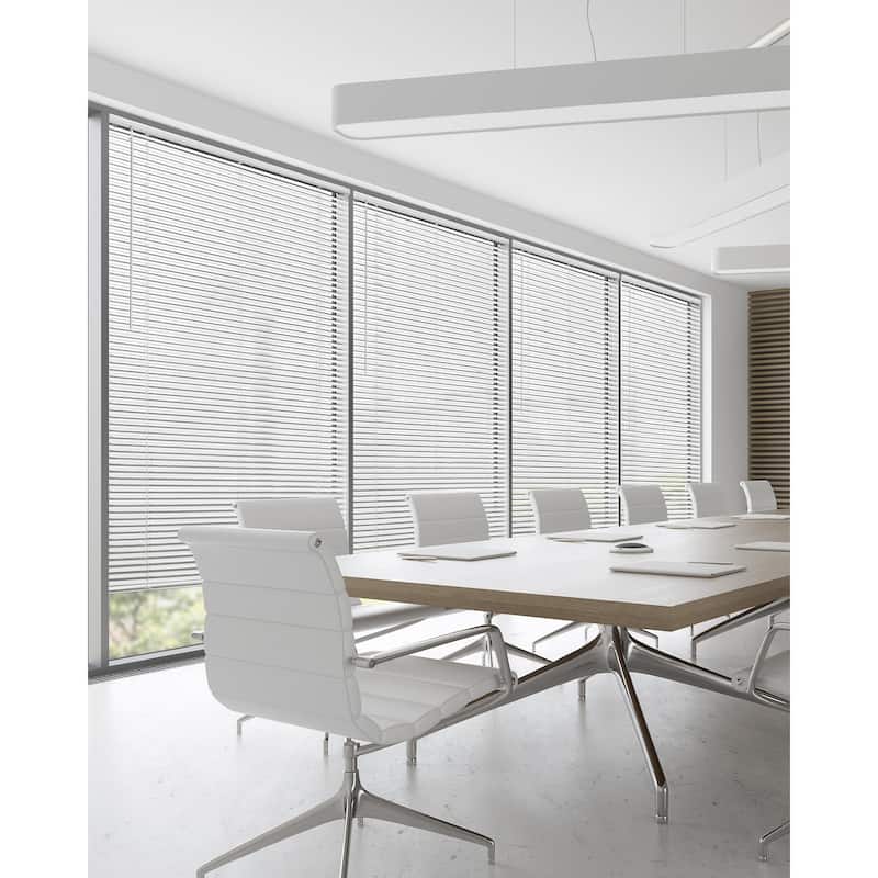 CHICOLOGY Cordless 1-Inch Vinyl Mini Blinds, Room Darkening