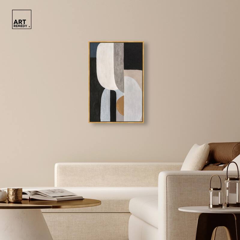 Interlocking Segments II Canvas by Art Remedy