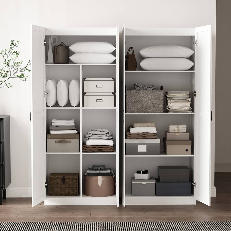 Manhattan Comfort 2-Piece Modern Cornelia Storage Closet