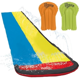 Wham-O Slip N Slide 16ft Water Slides with Sprinkler & 2 Slide Boogies