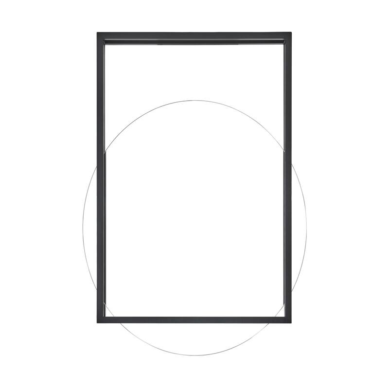 Swiss Madison SM-VM50 Pierre 23-3/4" W x 31-1/2" H Circular / - Matte Black