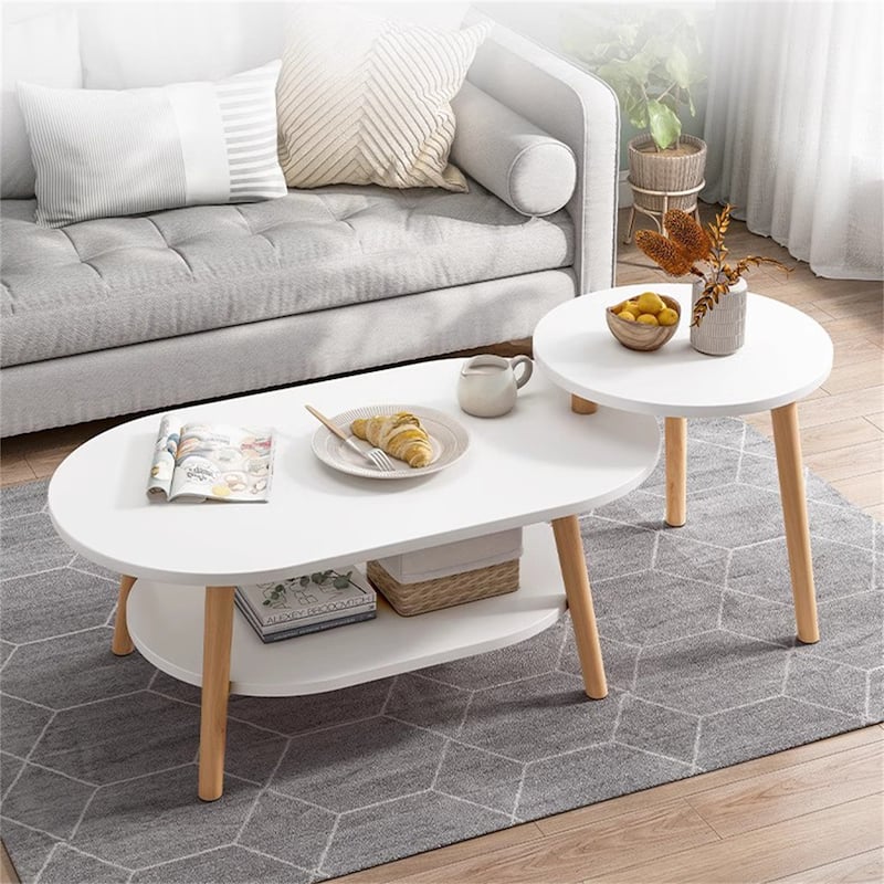 Household Creative Coffee Table - White