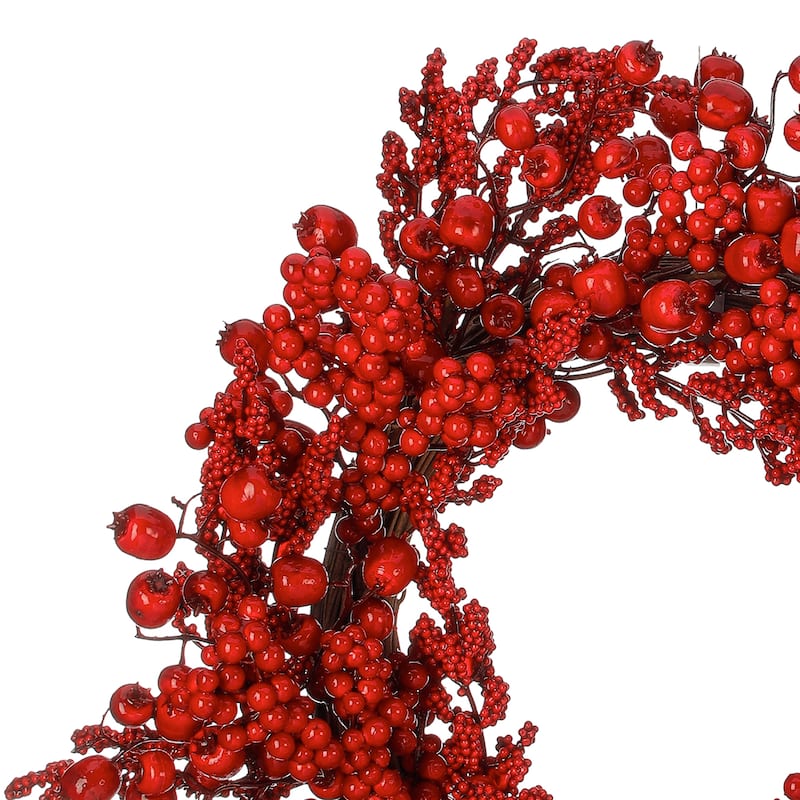 24" Waterproof Mixed Berry Wreath