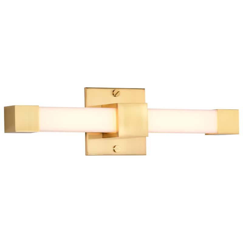 Brightwyn 16 Inch LED Vanity Brushed Brass Finish - Brushed Brass