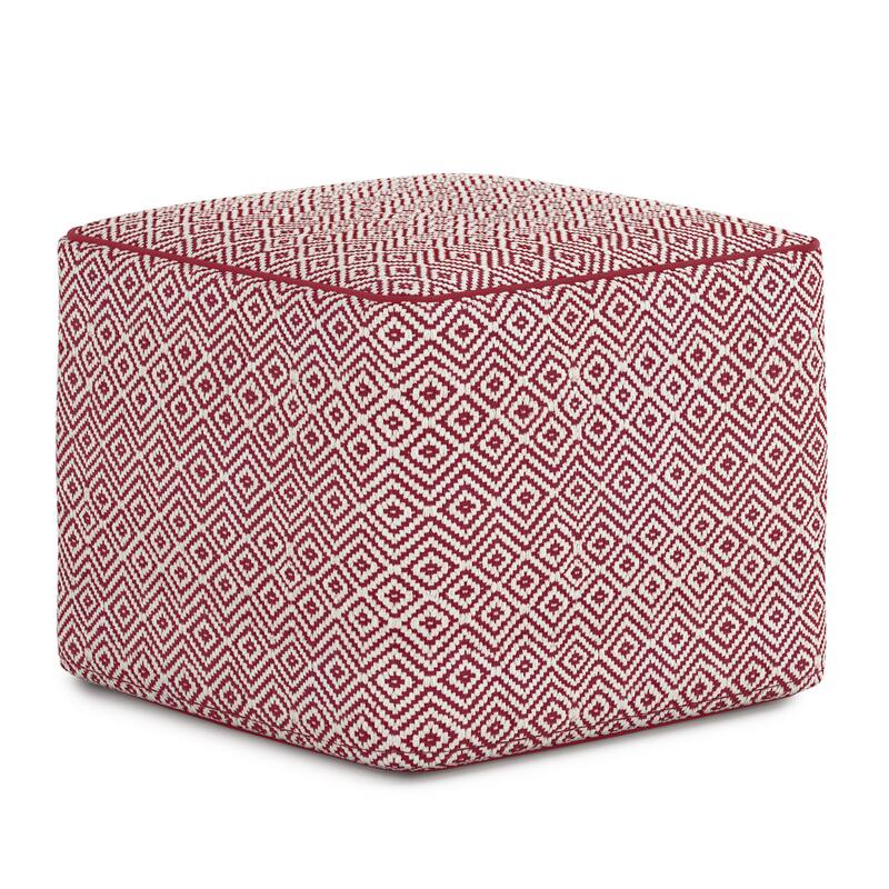 WYNDENHALL Dougan Boho Square Pouf