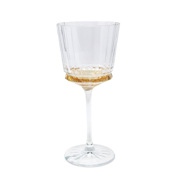 Liscio Ottico - Set of 6 Glasses with Linear Design and Shade on the Bottom