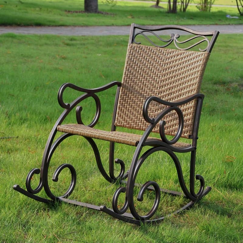Valencia Resin Wicker Rocking Chair