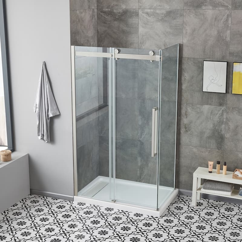 Bel Soft-Close Frameless Sliding Soft Close Shower Door