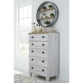 Ashley Furniture Haven Bay Two-tone 5 Drawer Chest