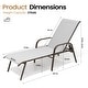 preview thumbnail 30 of 49, VredHom Outdoor Patio Adjustable Chaise Lounges Chairs with Arms (Set of 2/4 )