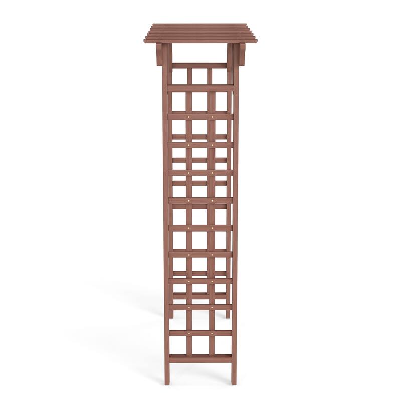 Wood Trellis for Plant Climbing, Wedding Arch, Christmas Decor Pergola