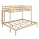 preview thumbnail 6 of 22, Low Bunk Bed, Twin XL over Queen