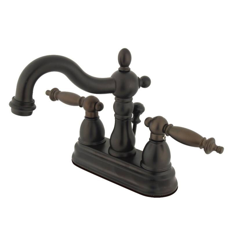 Kingston Brass Heritage 4 in. Centerset Bathroom Faucet