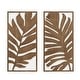 preview thumbnail 33 of 33, Madison Park Birch Palms Birch Botanical Two-tone Wood Panel Wall Decor Set