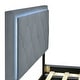preview thumbnail 25 of 50, Button-Tufted Wingback Bed Velvet Frame Storage Platform Bed with 2 Drawers, Trundle Bed and Smart LED Light Bed Frame