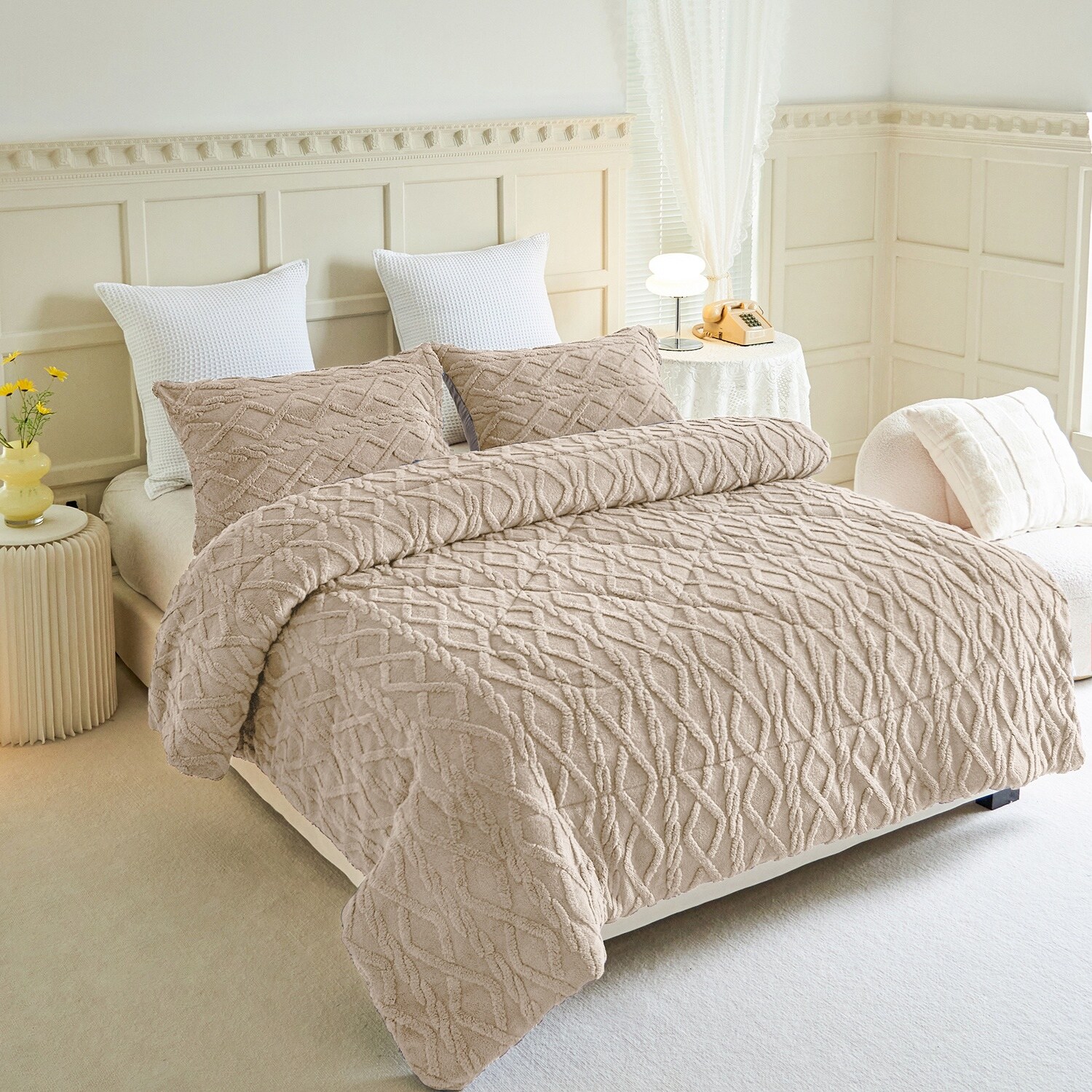 Fleece comforter clearance