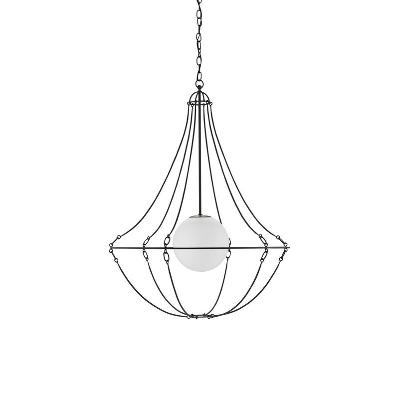 Currey & Company Stanleigh Bronze Pendant - 38"h x 28.5"dia