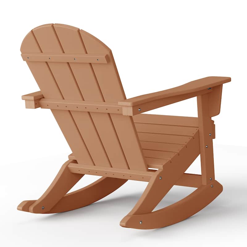 Polytrends Laguna Hdpe All Weather Outdoor Patio Rocking Chair