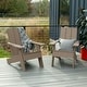 preview thumbnail 14 of 33, HIGHWOOD 2-Piece Modern Adirondack Chairs