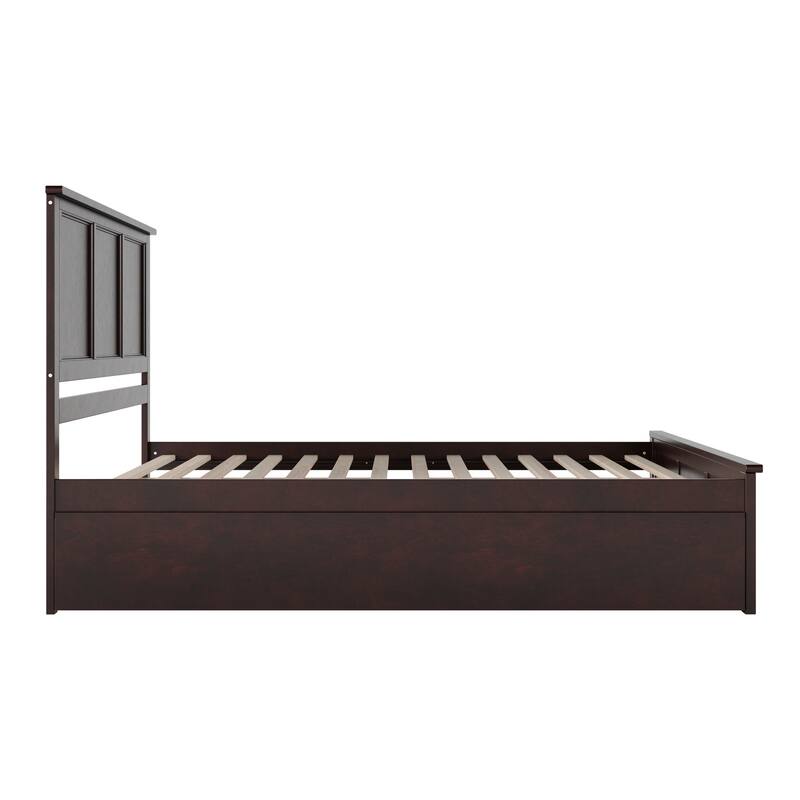 AFI Madison Platform Bed with Matching Footboard & Trundle
