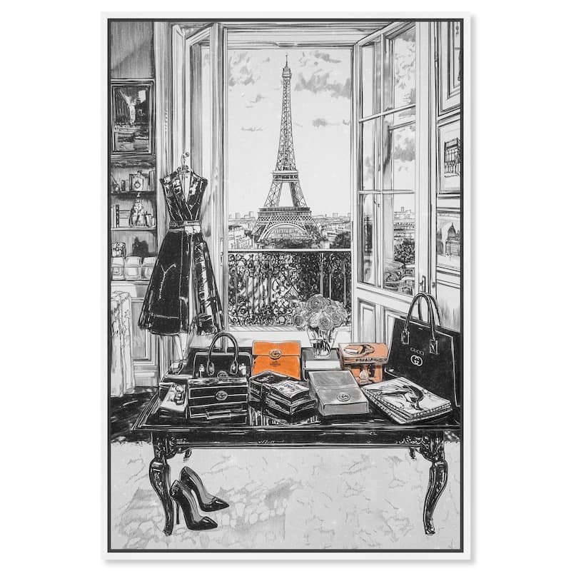Her Favorite Room Canvas by Art Remedy - White - 24" x 36"