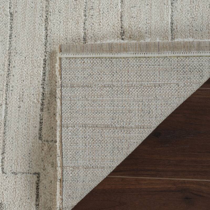 Betab Distressed Abstract Stain Resistant Woven Durable Area Rug By HomeRoots