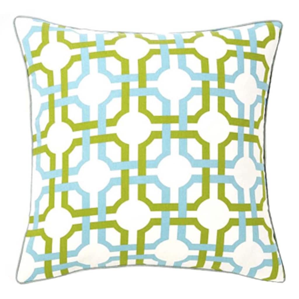 Jiti Multi Transitional Geometric Cotton Accent Pillow - 20 x 20