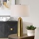 preview thumbnail 2 of 4, Uttermost Flinchem Brass Table Lamp