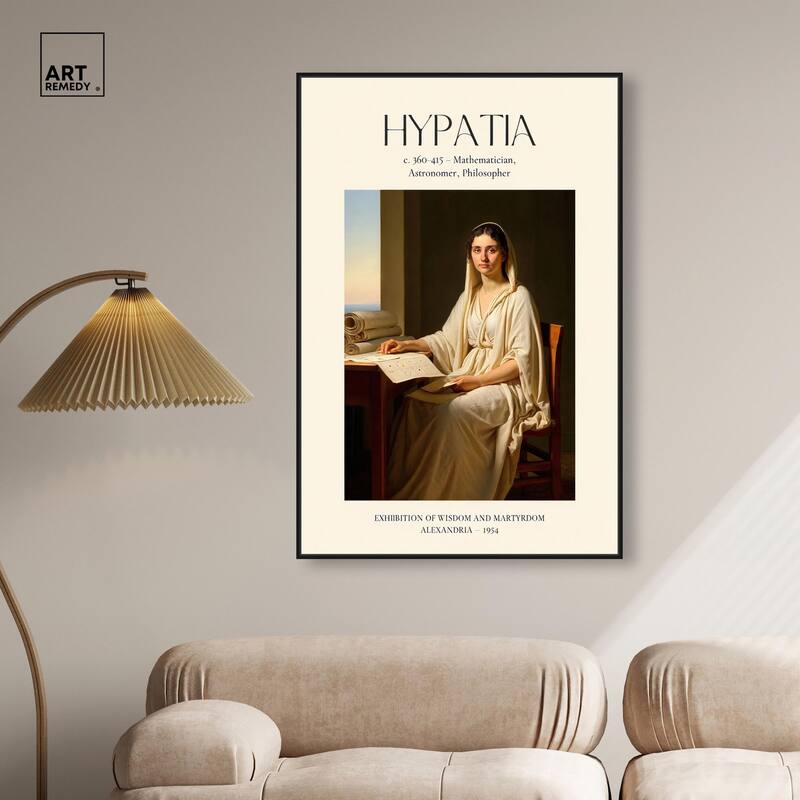 Philosopher of Alexandria Canvas by Art Remedy