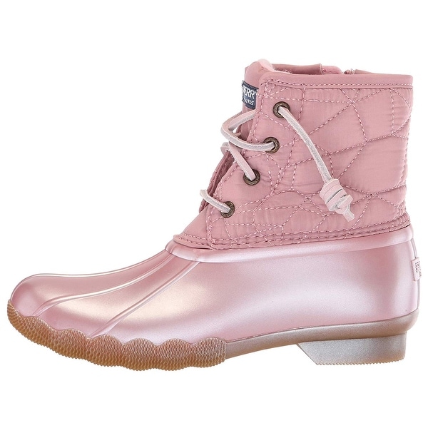 sperry saltwater boots pink