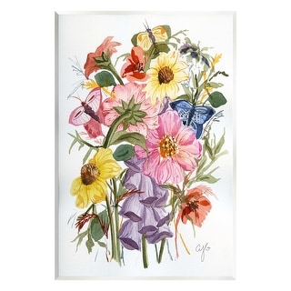 Stupell Varied Cottage Floral Bundle Wall Plaque Art Design By ...