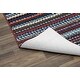preview thumbnail 15 of 53, Garland Rug Carnival Striped Durable Indoor Area Rug