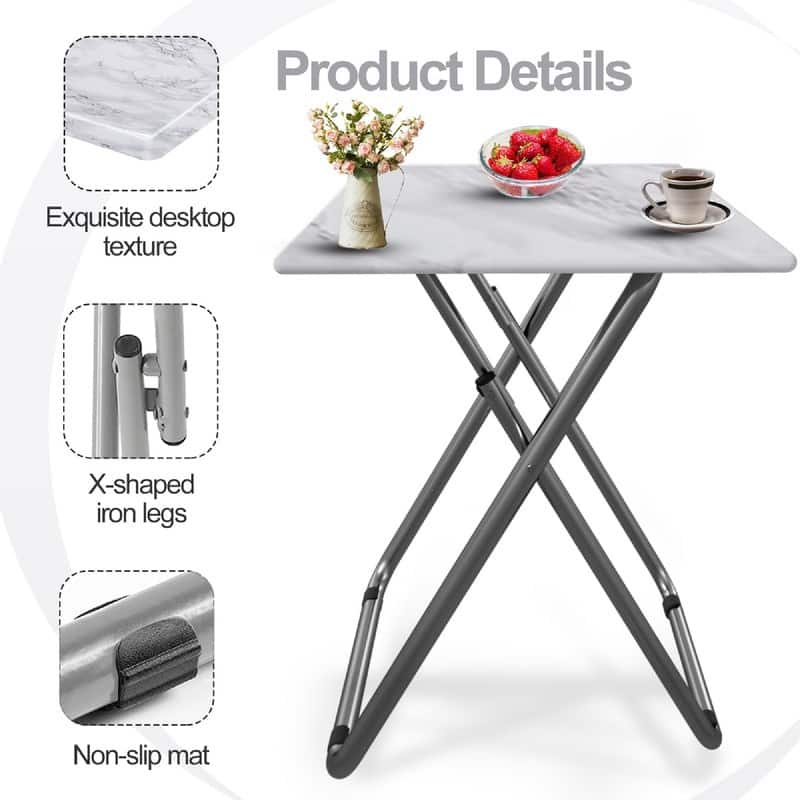 Tv Dinner Tray Table - 27"D x 19.5"W x 27.5"H