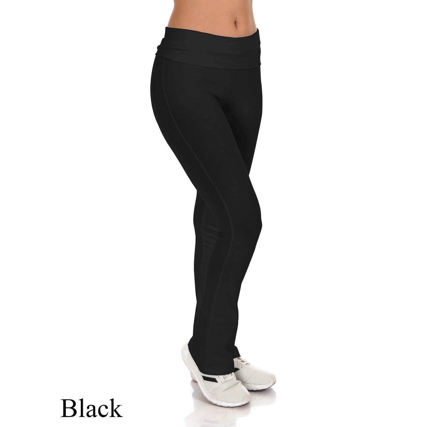 black yoga pants bootcut