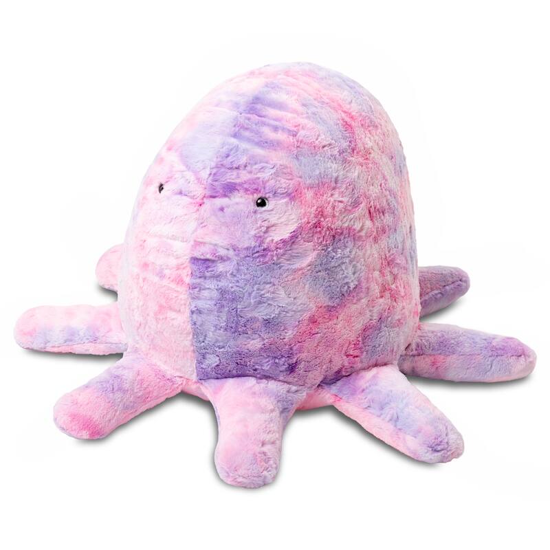Raven-Symone Huggy the Octopus Sea Buddy Large Kids Stuffed Animal Bean Bag and Pouf