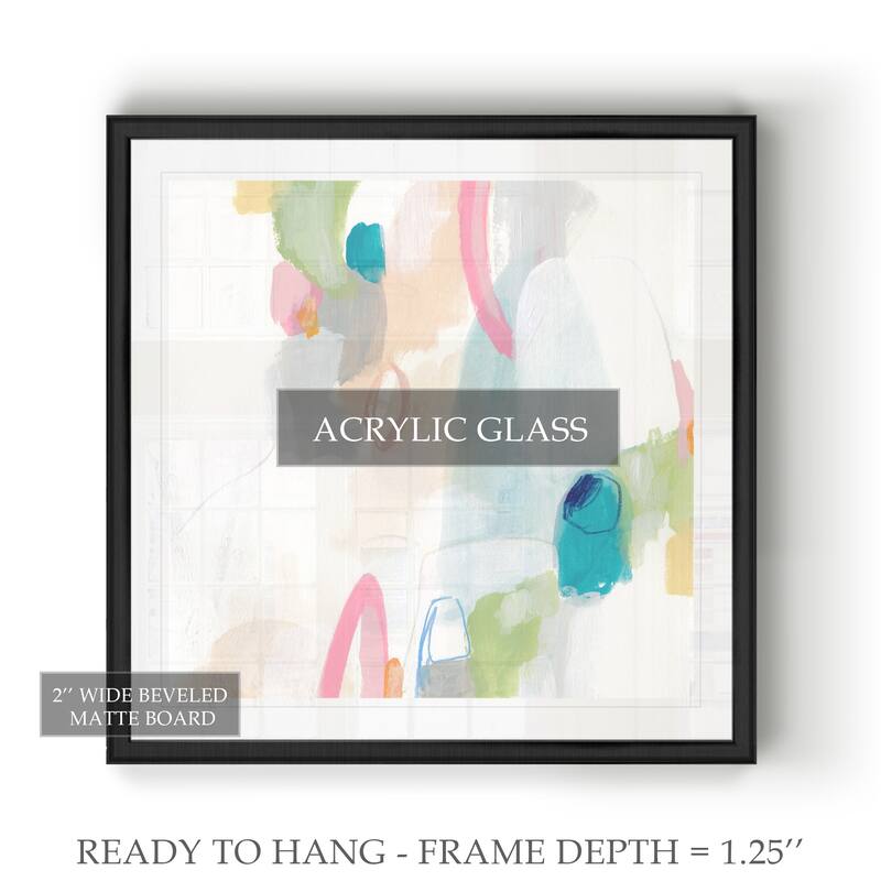 Candy Jacket I -Black Framed Print