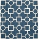 preview thumbnail 61 of 82, SAFAVIEH Handmade Cambridge Tula Modern Moroccan Wool Rug 6' Square - Navy Blue/Ivory - Square
