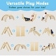 preview thumbnail 12 of 19, Kids Foldable Triangle Set Toddler Wood Montessori Climbing Toys