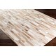 preview thumbnail 31 of 41, Hand-Crafted Euclid Viscose & Hair-on-hide Area Rug