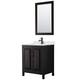 Option Dark Espresso / Giotto Quartz Top / Matte Black
