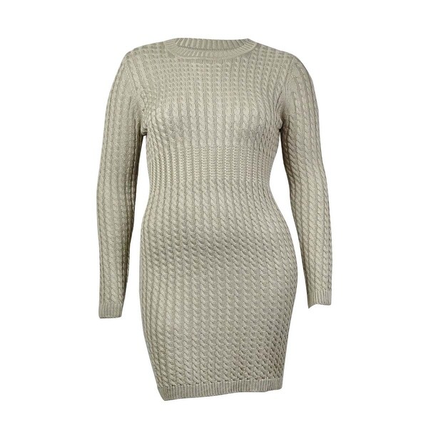 cable knit sweater dress womens