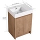 preview thumbnail 10 of 42, ARTCHIRLY 24/30 Inch Bathroom Vanity with Sink, Freestanding Bathroom Vanity with Soft Close Door and Adjustable Shelf