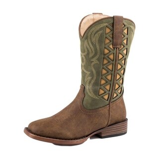 synthetic cowboy boots