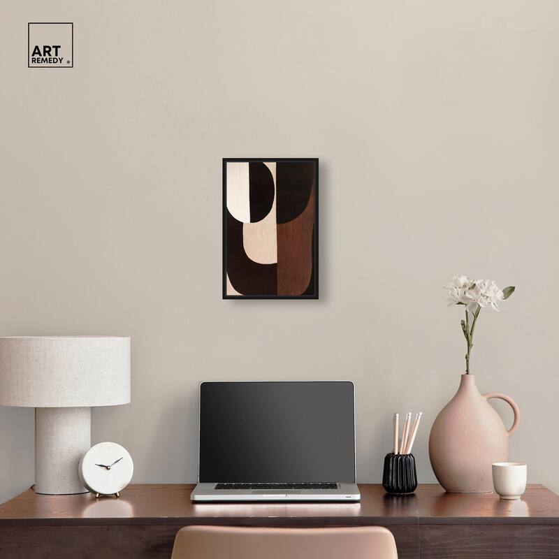 Quartet in Brown I Canvas by Art Remedy