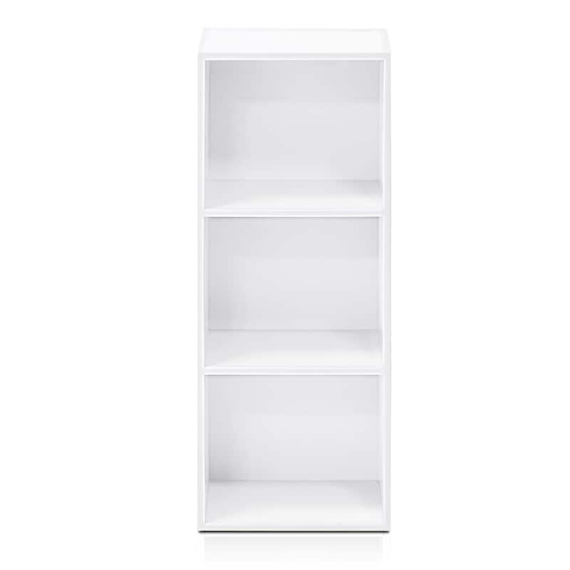 Porch & Den Hollygrove 3-tier Open Shelf Bookcase - White